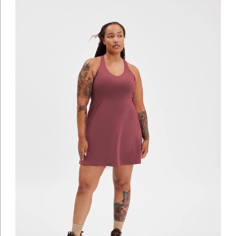 Girlfriend Collective - Lola V-Neck Dress (Fig)